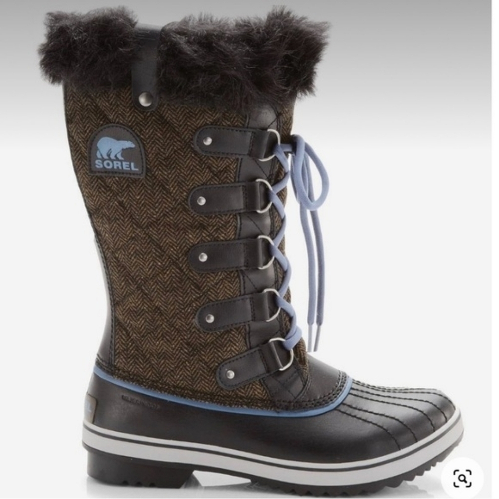 Sorel Tofino Brown Women's Winter Snow Boots EUC Waterproof Size 9